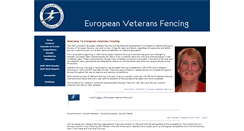 Desktop Screenshot of european-veterans-fencing.com